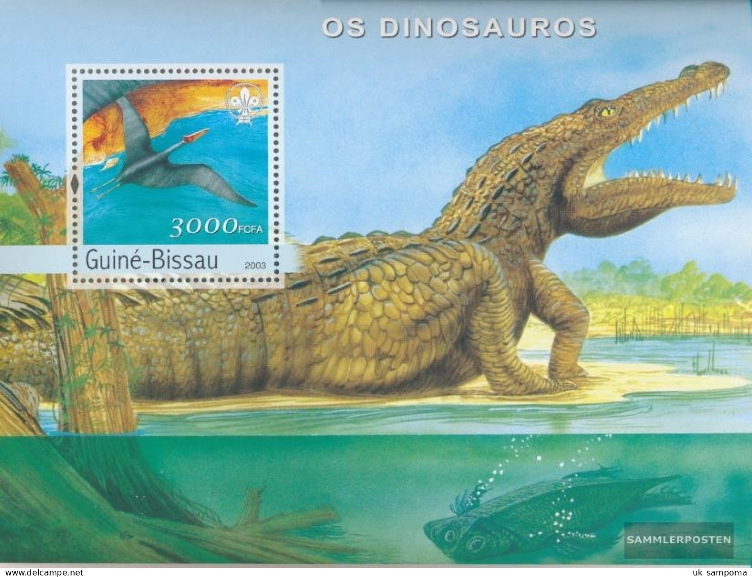 Guinea-Bissau Miniature Sheet 431 (complete. Issue) Unmounted Mint / Never Hinged 2003 Dinosaurs - Guinée-Bissau