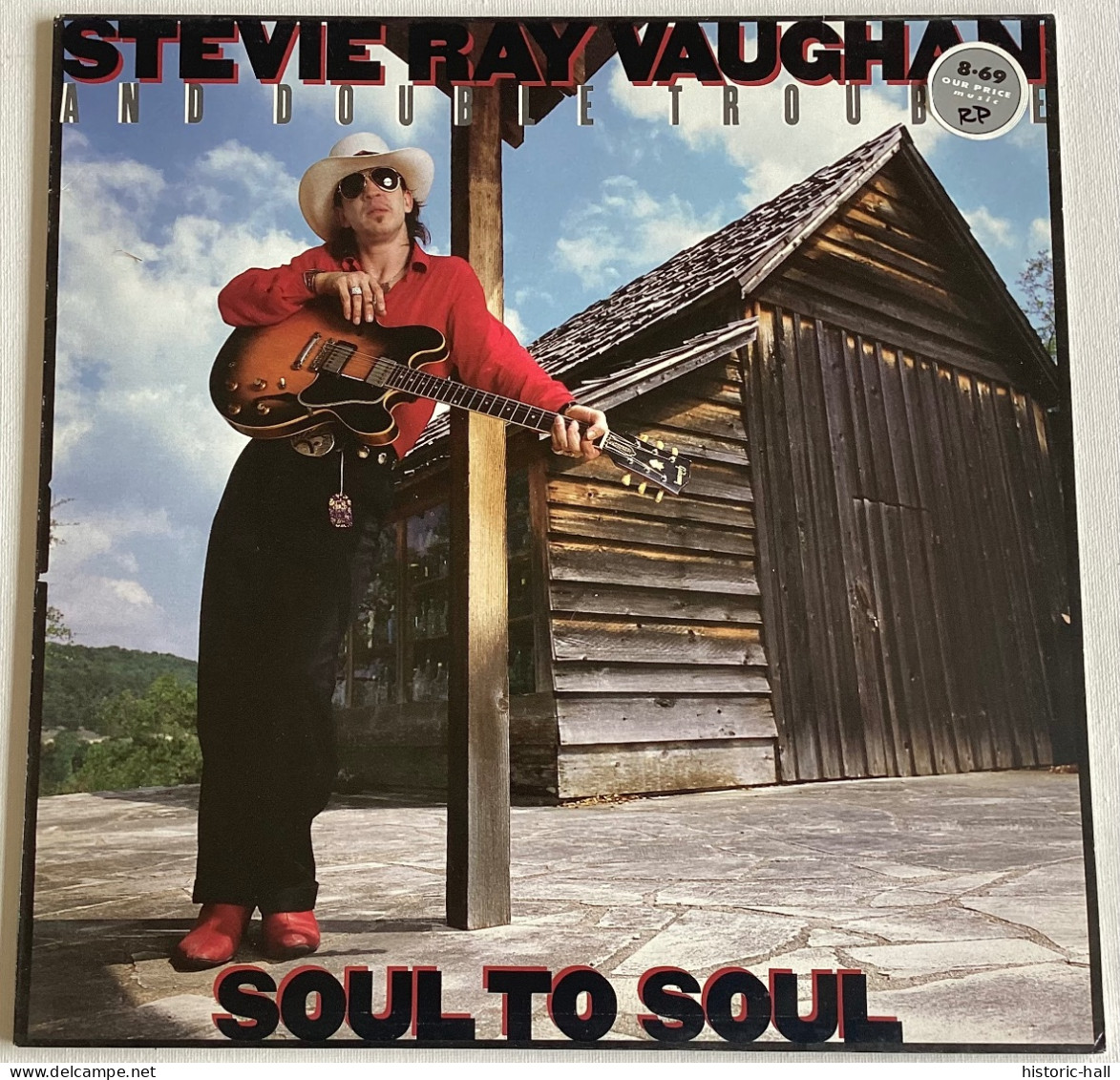 STEVIE RAY VAUGHAN AND DOUBLE TROUBLE - Soul To Soul - LP - 1985 - Holland Press - Blues