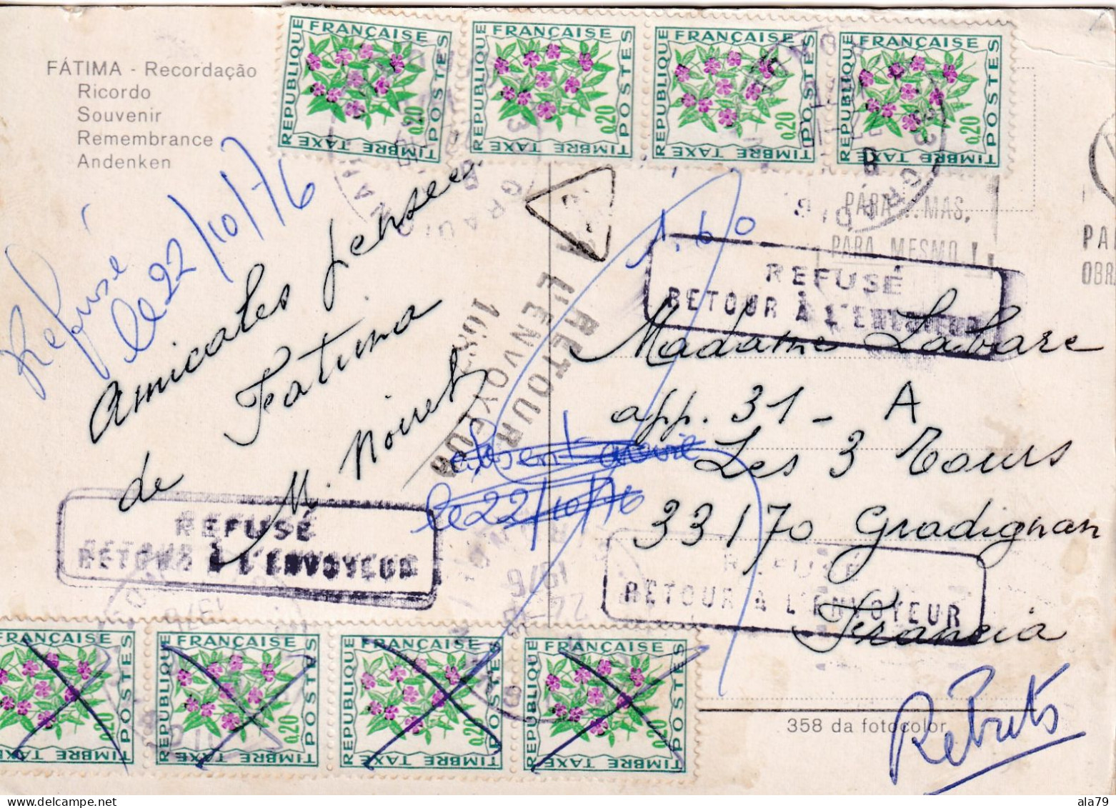 Timbres Taxes YT 98 - 1960-.... Oblitérés