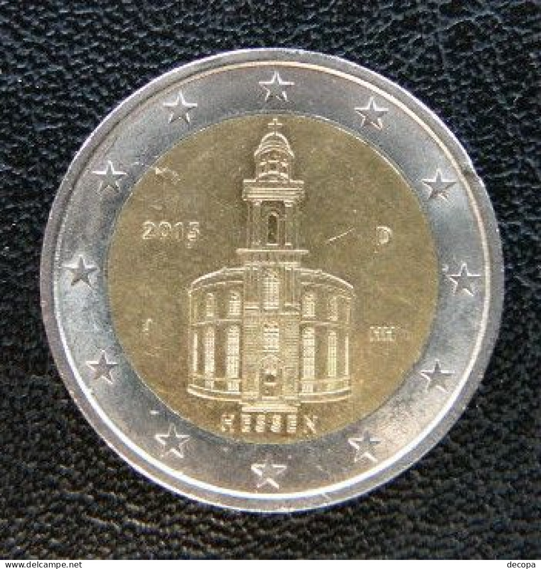 Germany - Allemagne - Duitsland   2 EURO 2015 J     Speciale Uitgave - Commemorative - Alemania