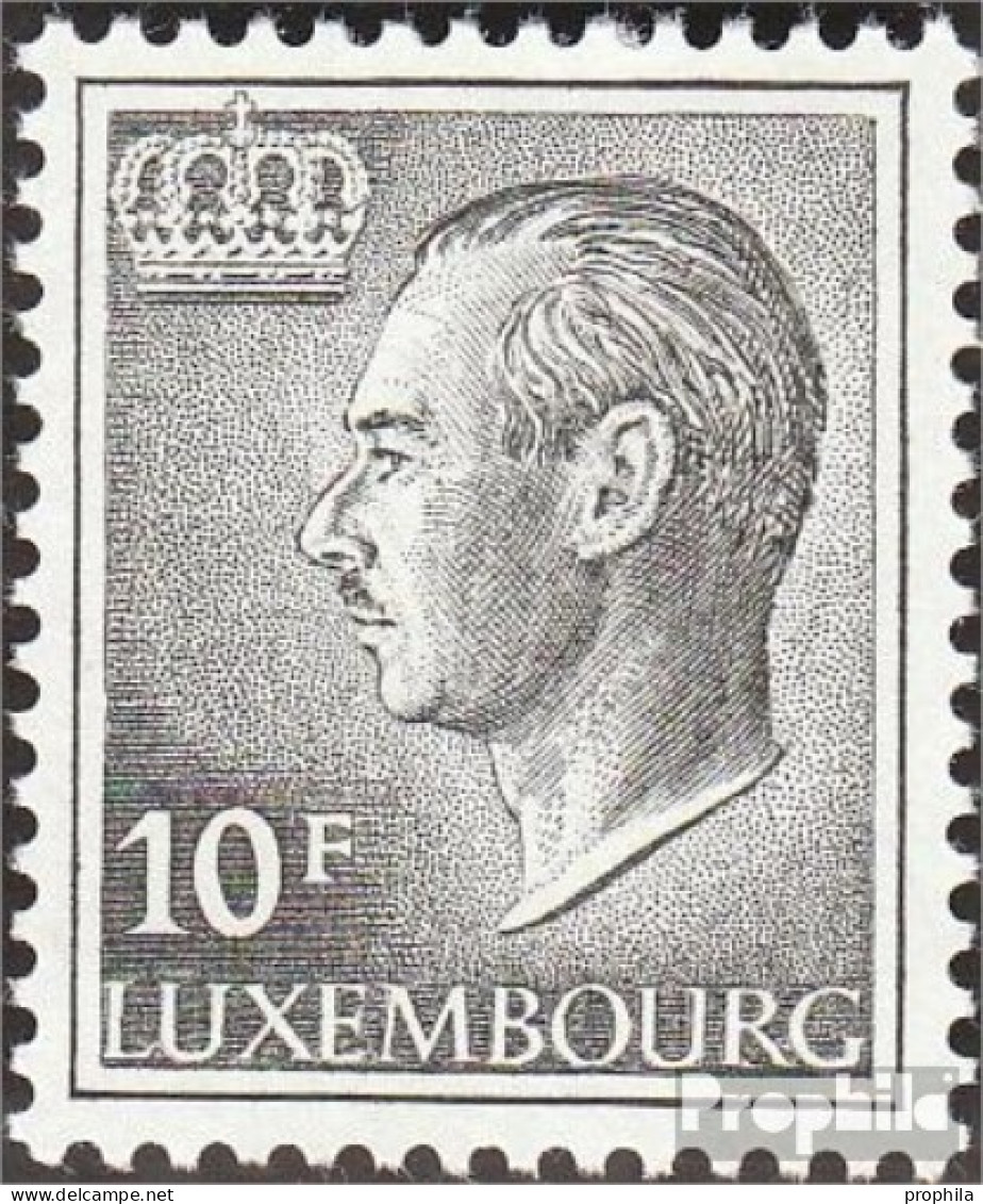 Luxemburg 899z (kompl.Ausg.) Normales Faserpapier Postfrisch 1975 Großherzog Jean - Ungebraucht