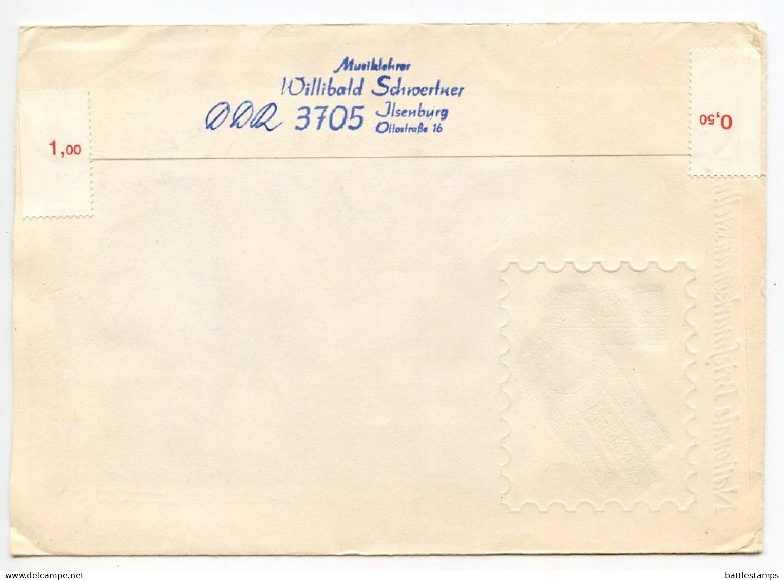 Germany, East 1979 Cover; Ilsenburg To Vienenburg; 1m. DDR '79 National Stamp Exhibition In Dresden Souvenir Sheet - Storia Postale