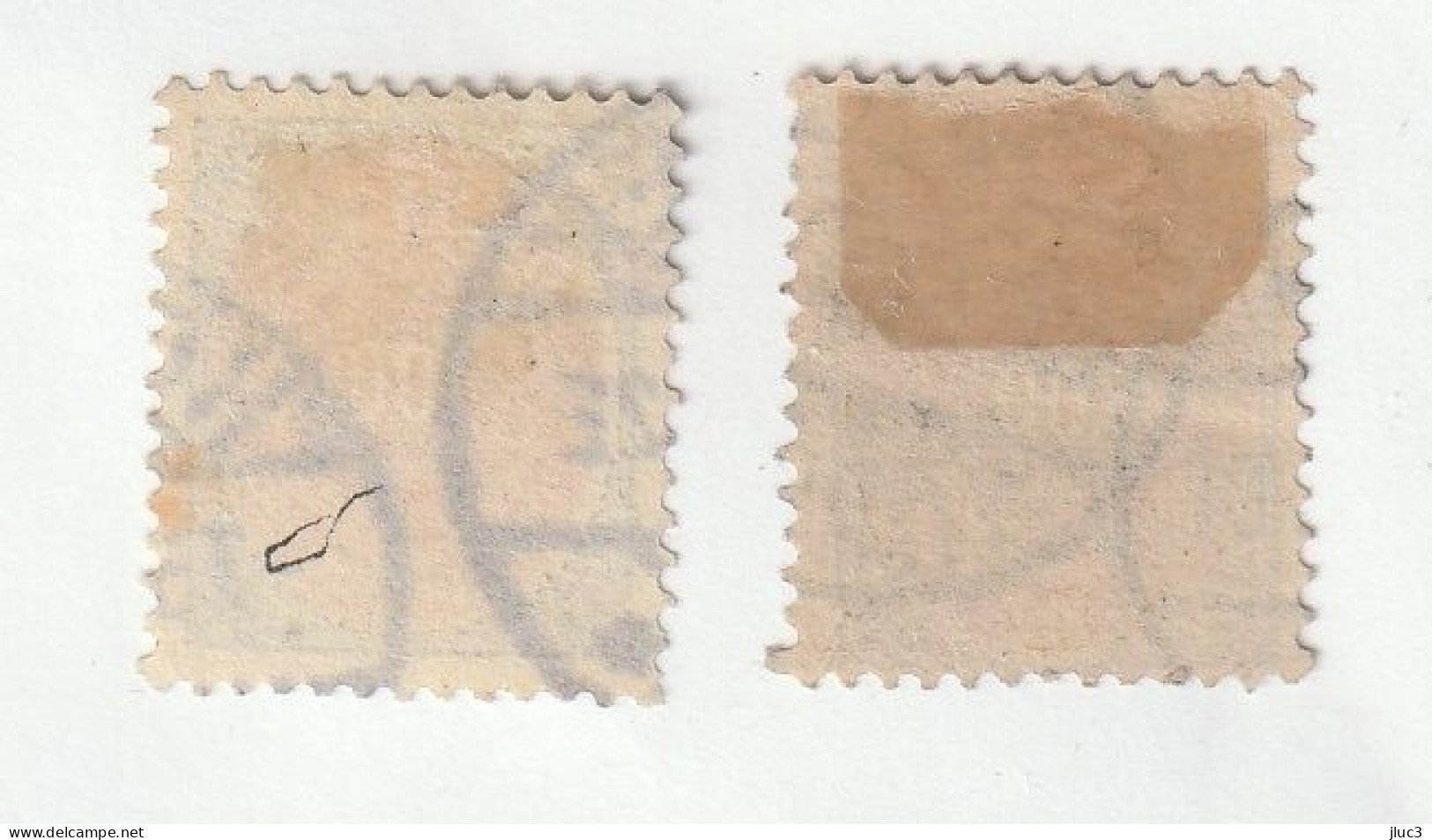 ZDanO52+52a - DANEMARK 1895-1901 - Les 2 TIMBRES  N° 52 Et 52a  Ayant Voyagé - Belle Côte - Gebraucht