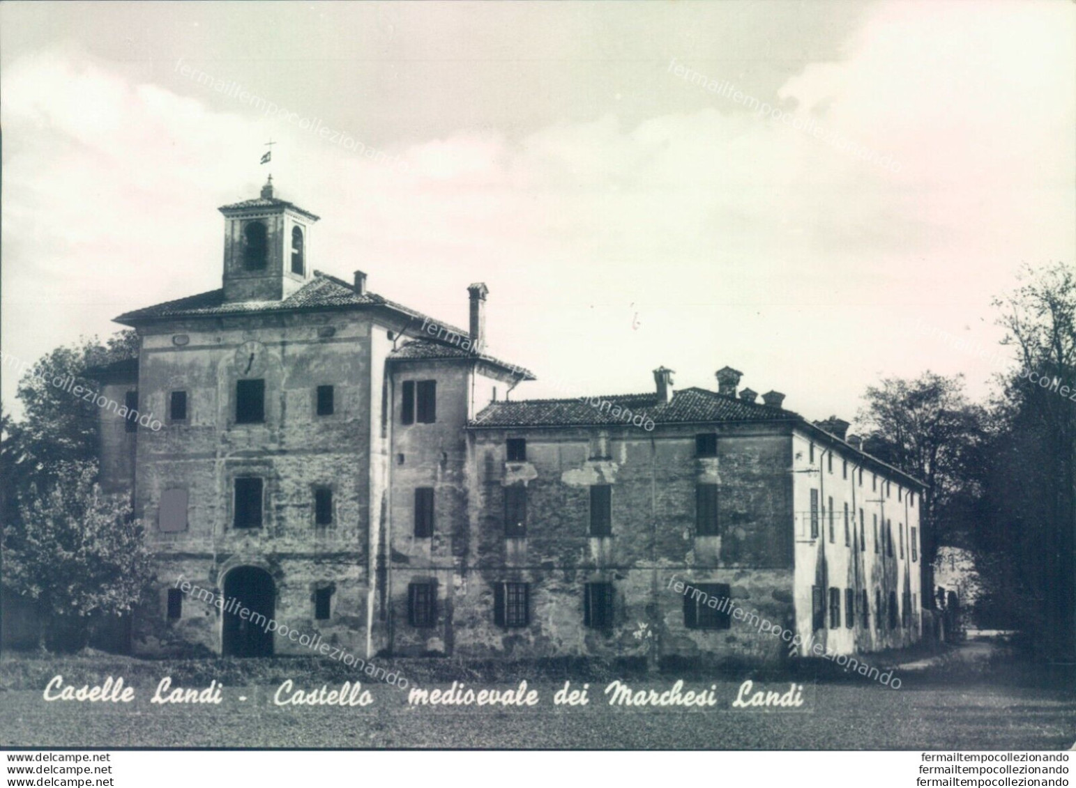 N641 Cartolina Caselle Landi Rocca Medioevale Provincia Di Lodi - Lodi