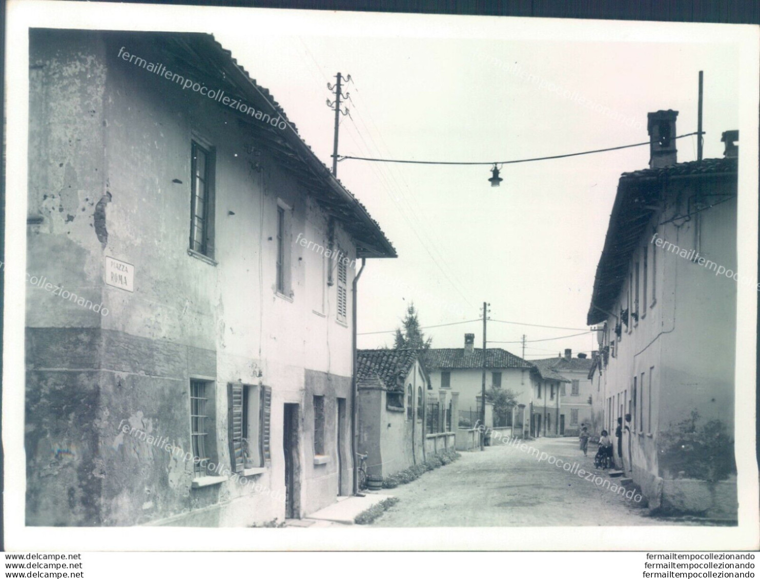 N637 Bozza Fotografica Valera Fratta Via Della Chiesa Provincia Di Lodi - Lodi