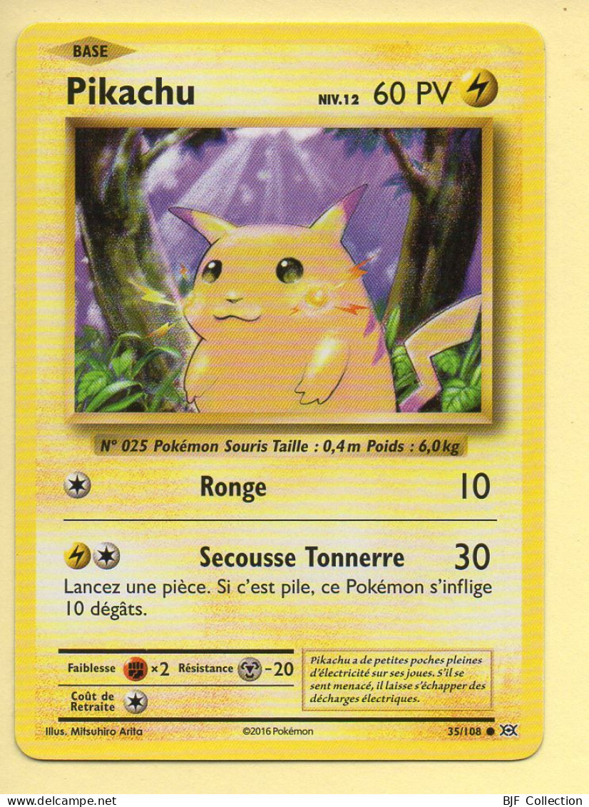 POKEMON N° 35/108 – PIKACHU / XY Evolutions - XY