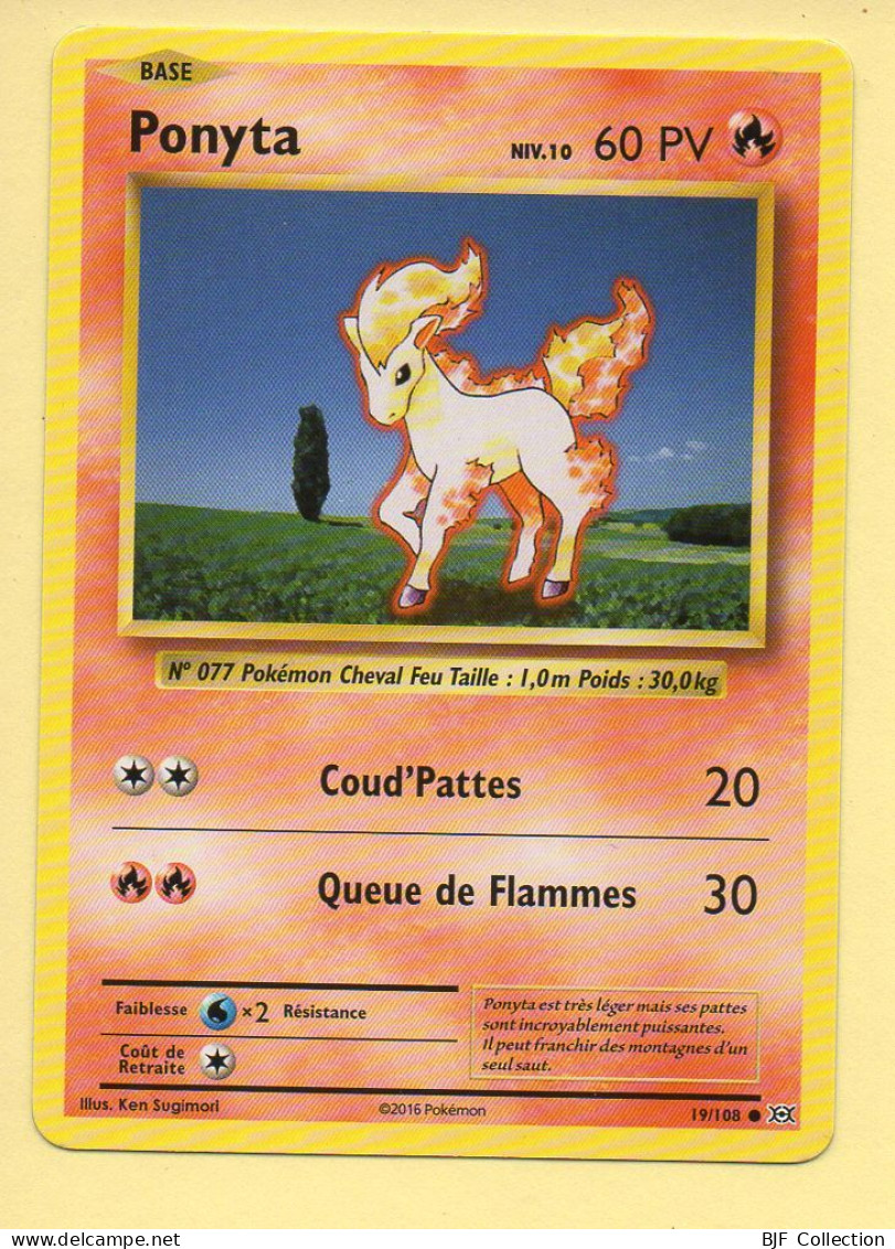 POKEMON N° 19/108 – PONYTA / XY Evolutions - XY