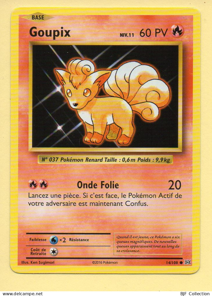 POKEMON N° 14/108 – GOUPIX / XY Evolutions - XY