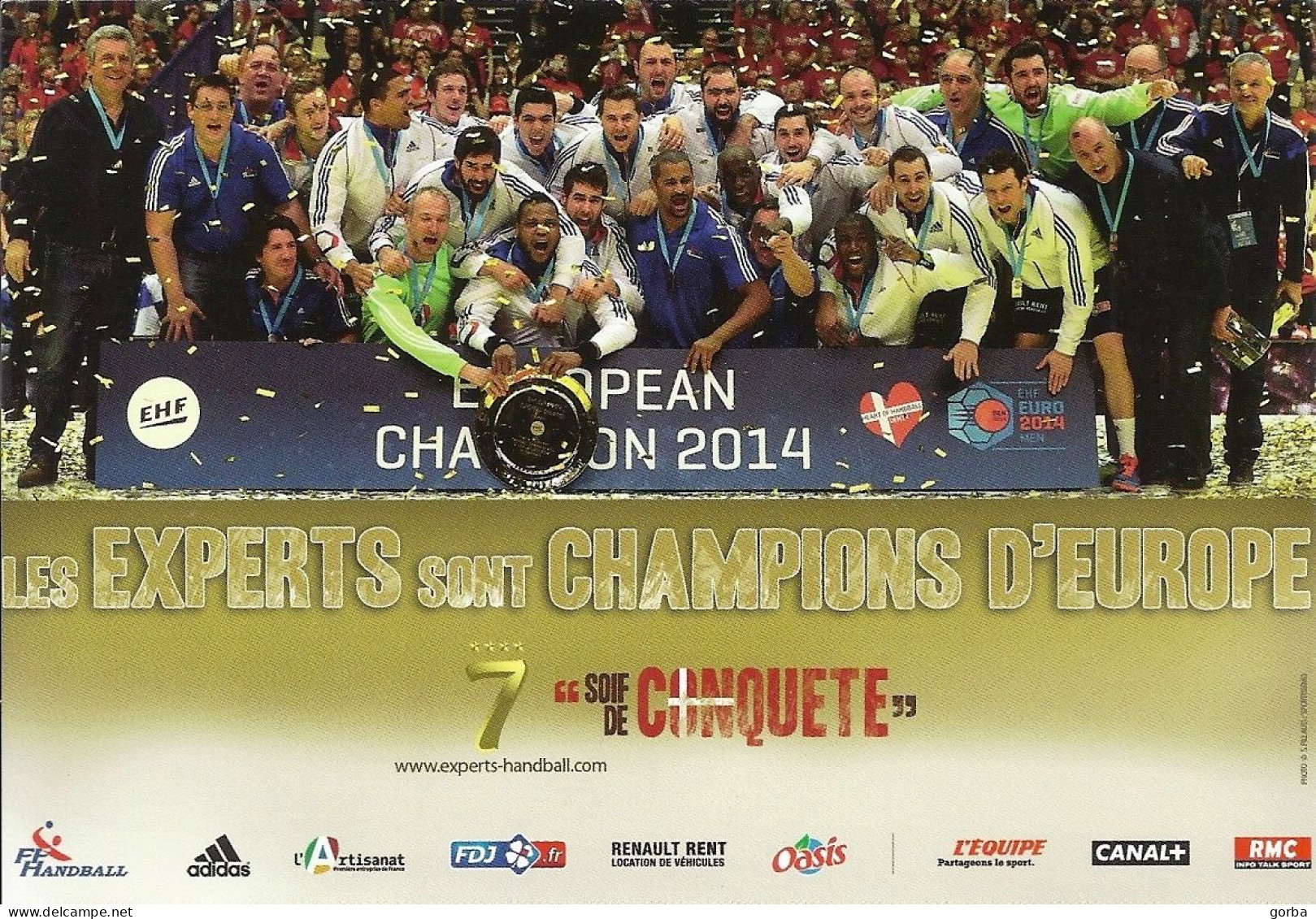 *CPM  -  Les Experts Sont Champion D'Europe 2014 - Handbal