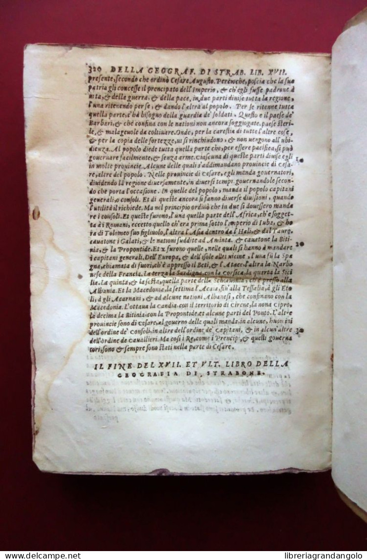 La Prima e Seconda Parte della Geografia di Strabone Senese Panizza 1562-65