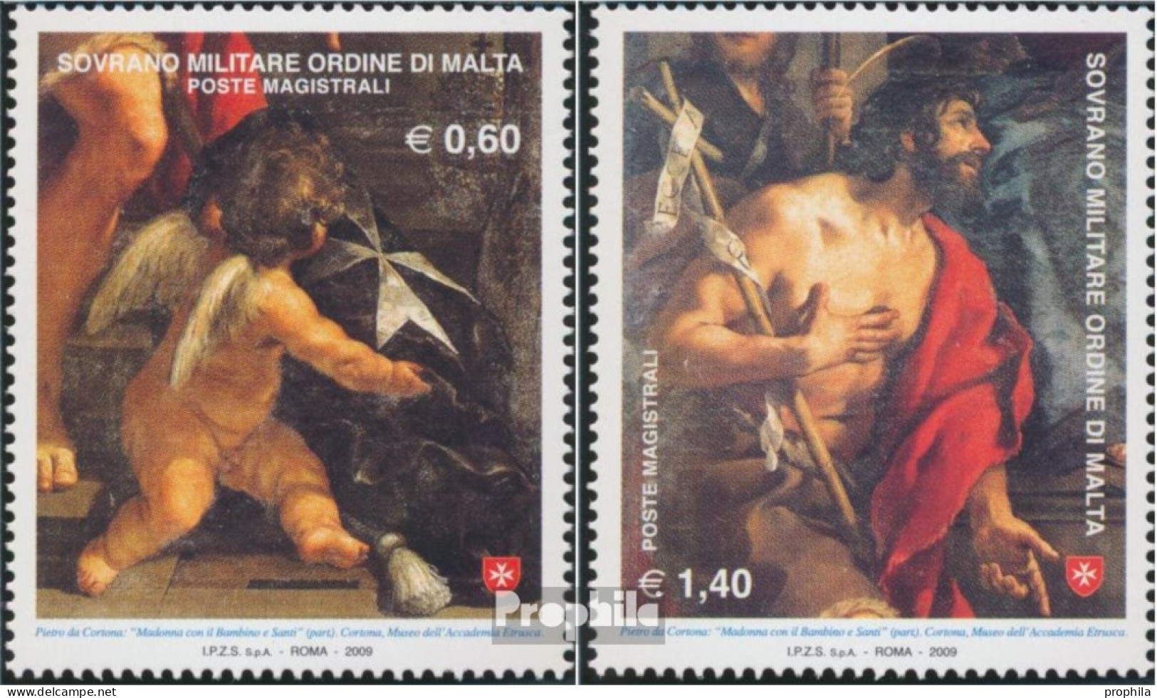 Malteserorden (SMOM) 1097-1098 (kompl.Ausg.) Postfrisch 2009 Cortona - Madonna - Malta (...-1964)