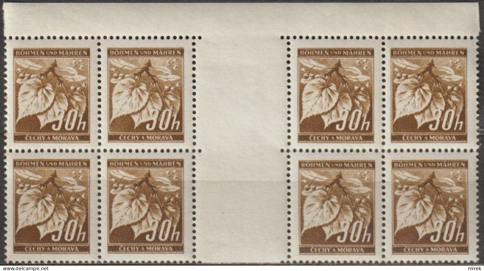 063/ Pof. 25, Big Border Interarch, From Print Plate 1+2 - Unused Stamps