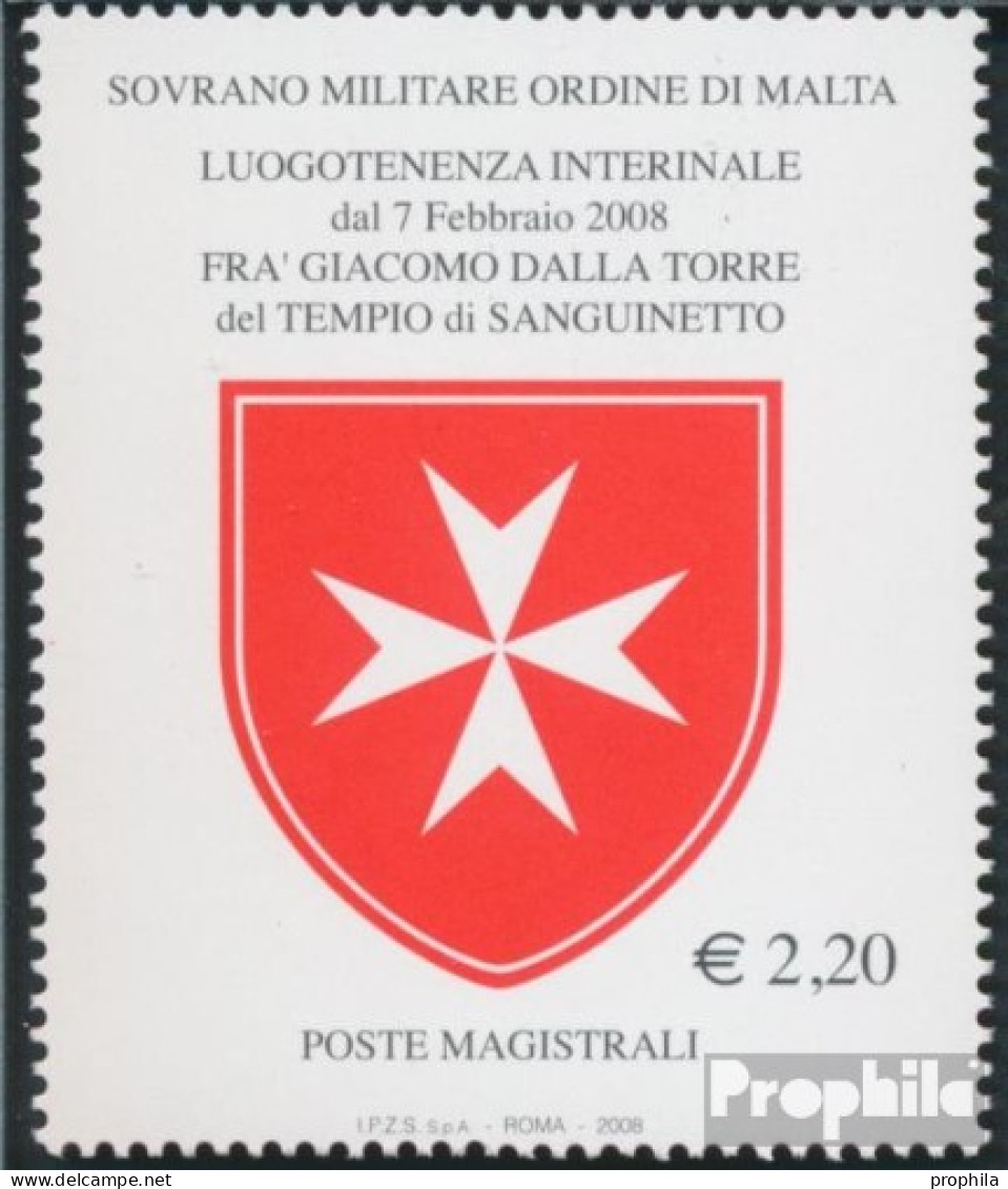 Malteserorden (SMOM) 1026 (kompl.Ausg.) Postfrisch 2008 Giacomo Vom Turm Des Tempels Von Sa - Malta (...-1964)