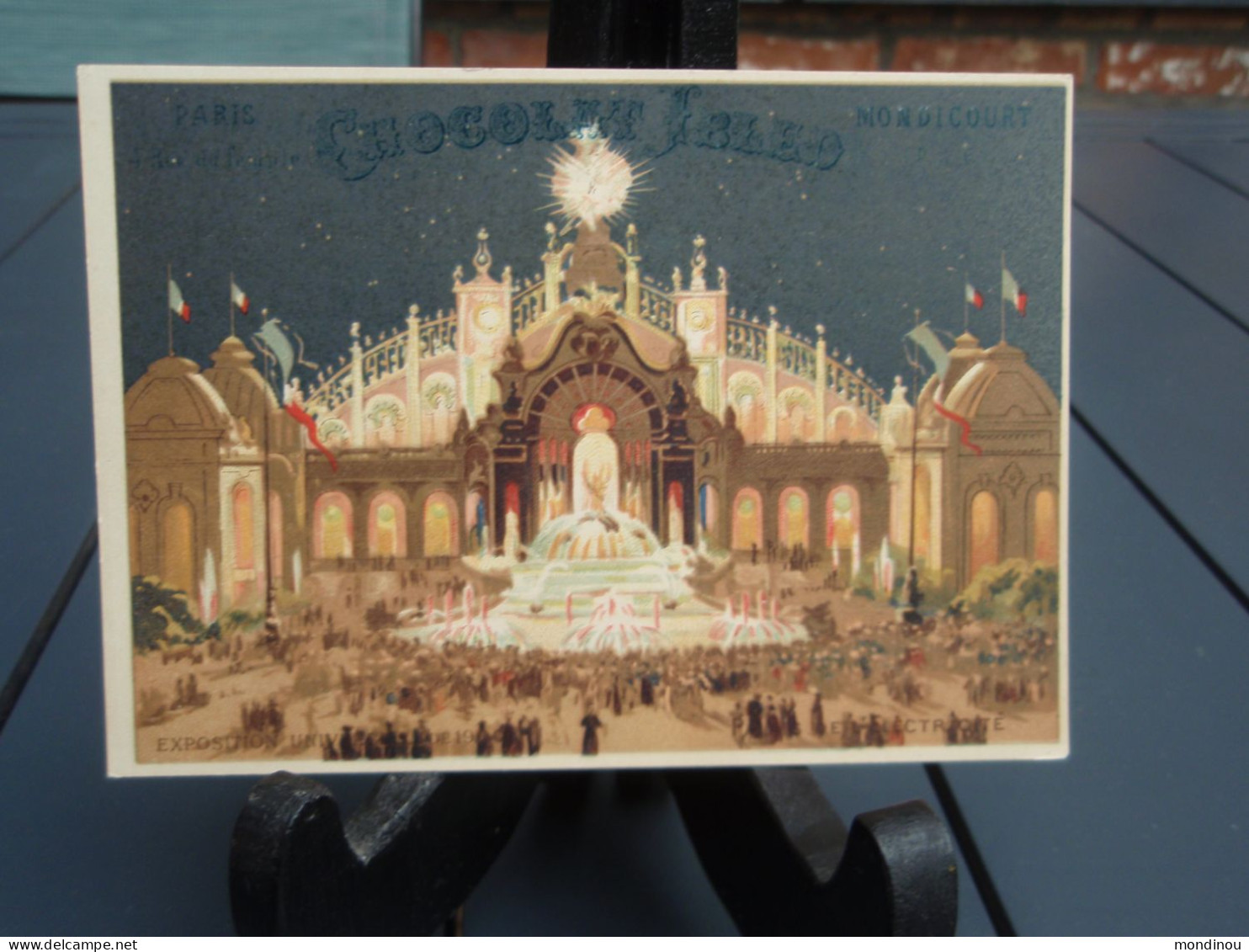 Chromo - Chocolat IBLED  - PARIS-MONDICOURT - Electricité - Exposition Universelle De 1900 - Ibled