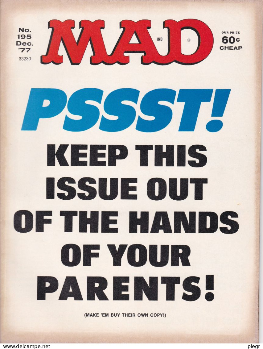 MAD - Version US - N°195 (12/1977) - Other Publishers