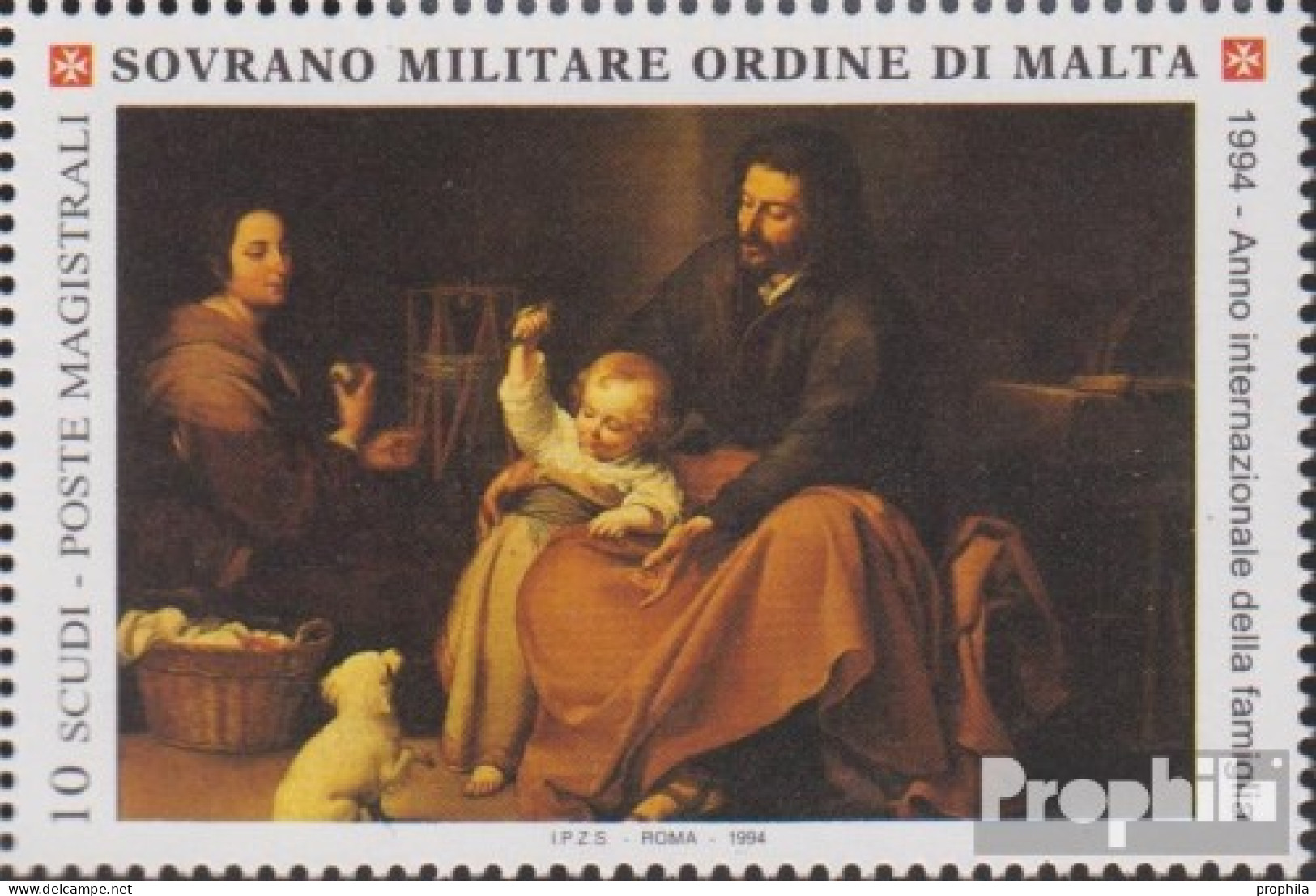 Malteserorden (SMOM) Kat-Nr.: 550 (kompl.Ausg.) Postfrisch 1994 Familienjahr - Malte (Ordre De)
