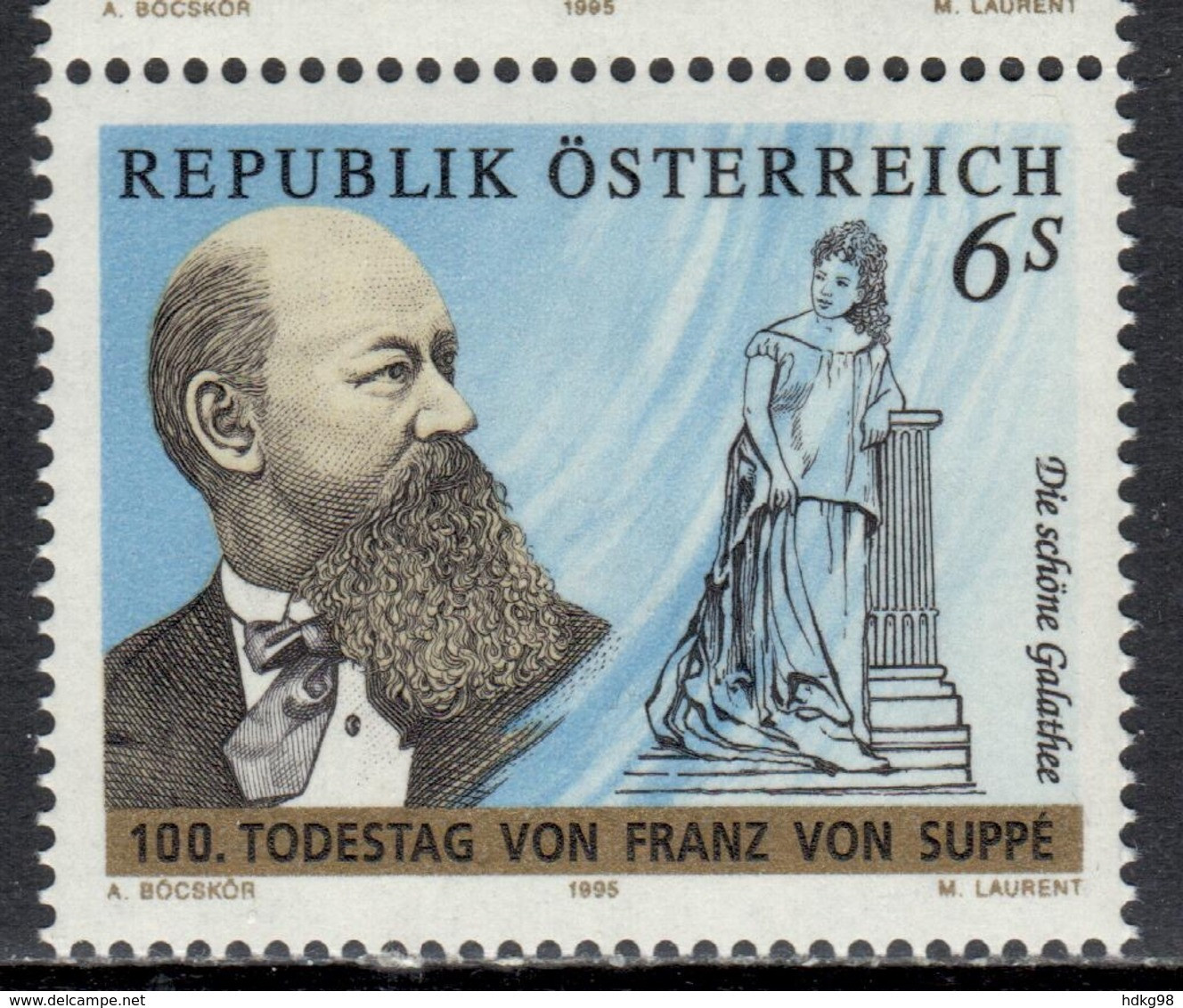 A+ Österreich 1995 Mi 2167 Mnh Franz Von Suppé - Unused Stamps