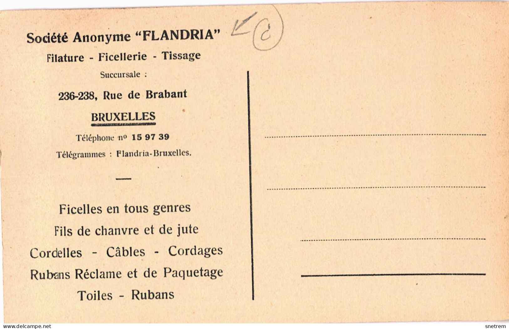 Brussel - Société Flandria  Filature - Direction Et Personnel Employé - Feiern, Ereignisse