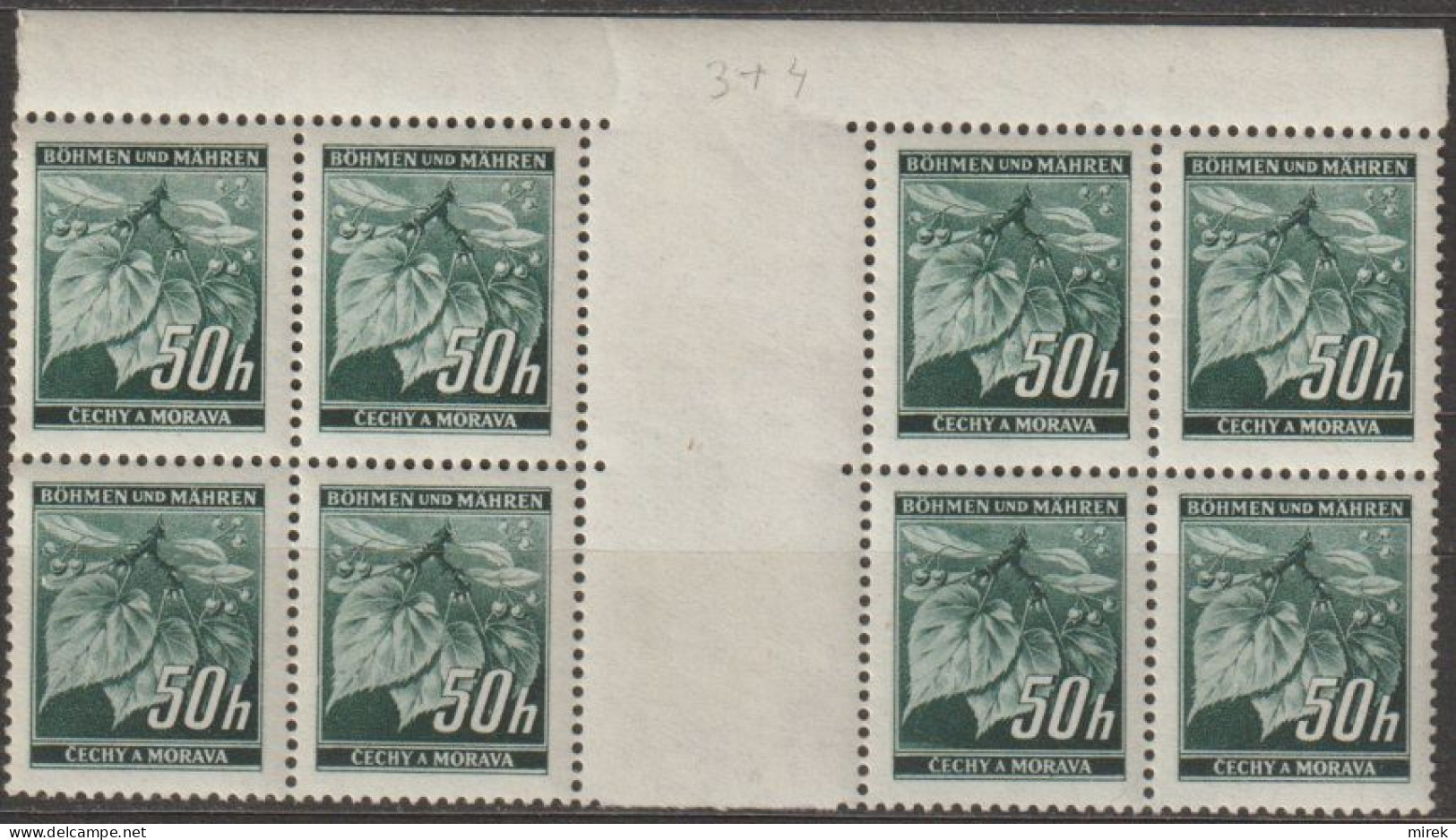 065/ Pof. 27, Big Border Interarch, From Print Plate 3+4 - Unused Stamps