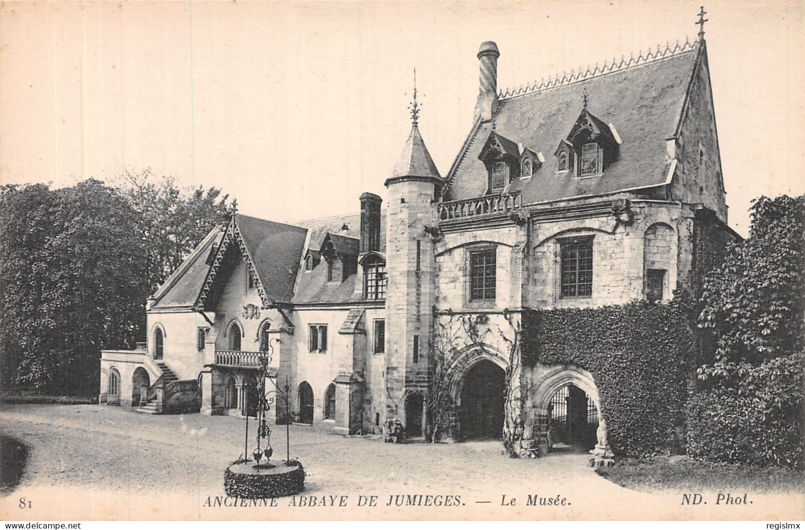 76-JUMIEGES ANCIENNE ABBAYE-N°T1110-E/0095 - Jumieges