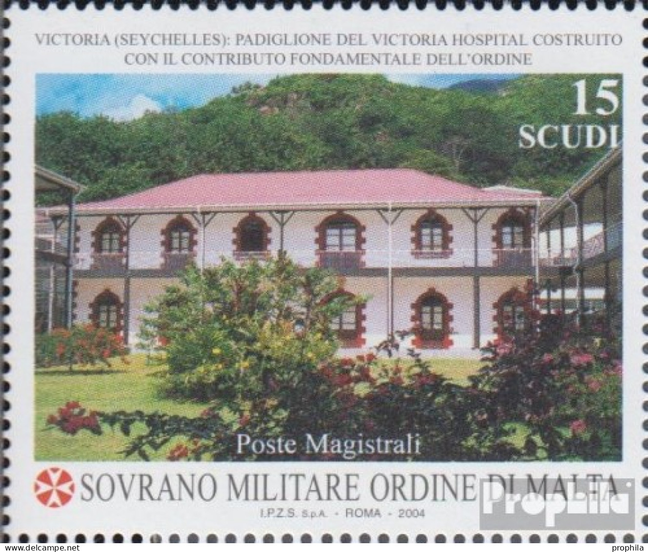 Malteserorden (SMOM) Kat-Nr.: 869 (kompl.Ausg.) Postfrisch 2004 Victoria Krankenhaus Seychellen - Malta (la Orden De)