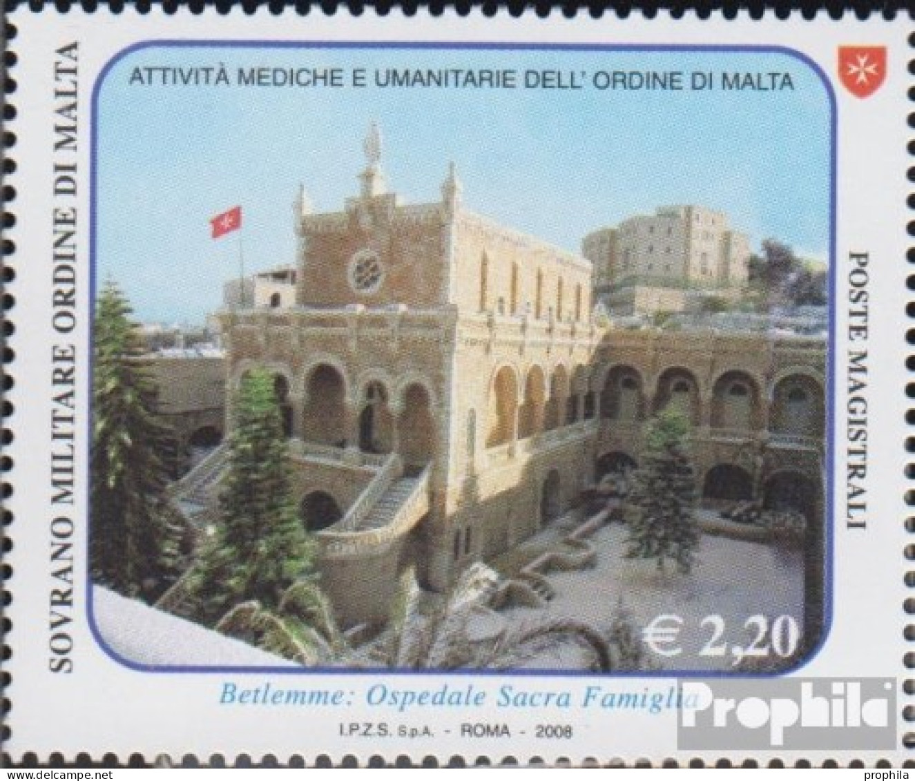 Malteserorden (SMOM) Kat-Nr.: 1038 (kompl.Ausg.) Postfrisch 2008 Hospital Bethlehem - Malte (Ordre De)