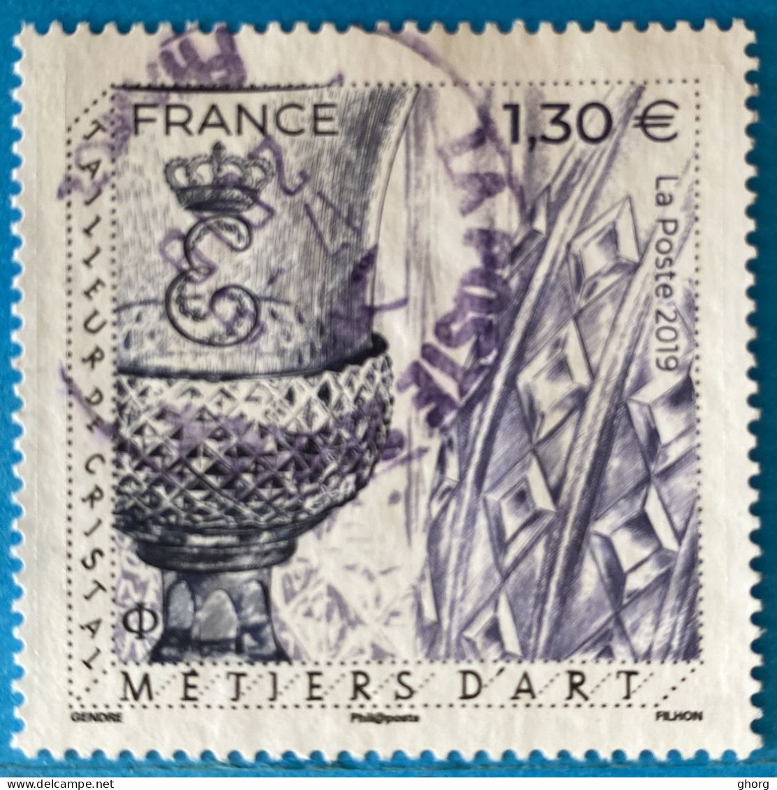 France 2019 : Les Métiers D'art, Tailleur De Cristal N° 5306 Oblitéré - Used Stamps