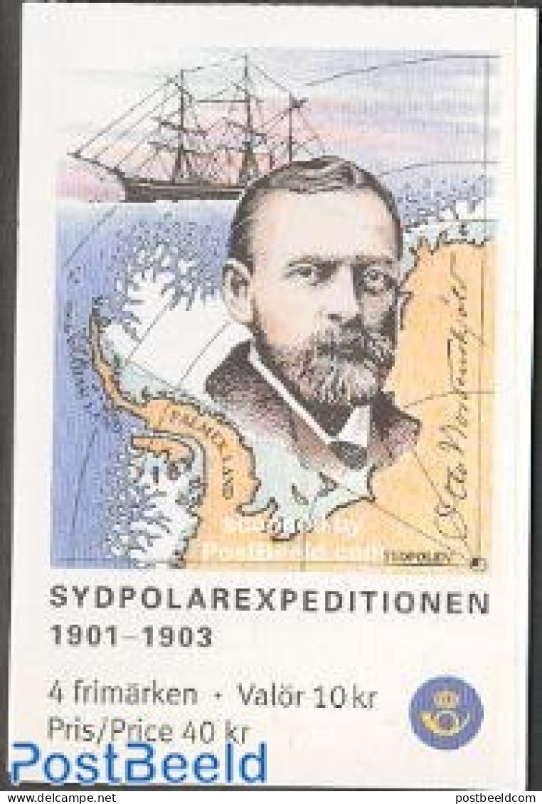 Sweden 2002 Antarctic Expedition Booklet, Mint NH, History - Nature - Science - Transport - Explorers - Birds - Pengui.. - Ungebraucht