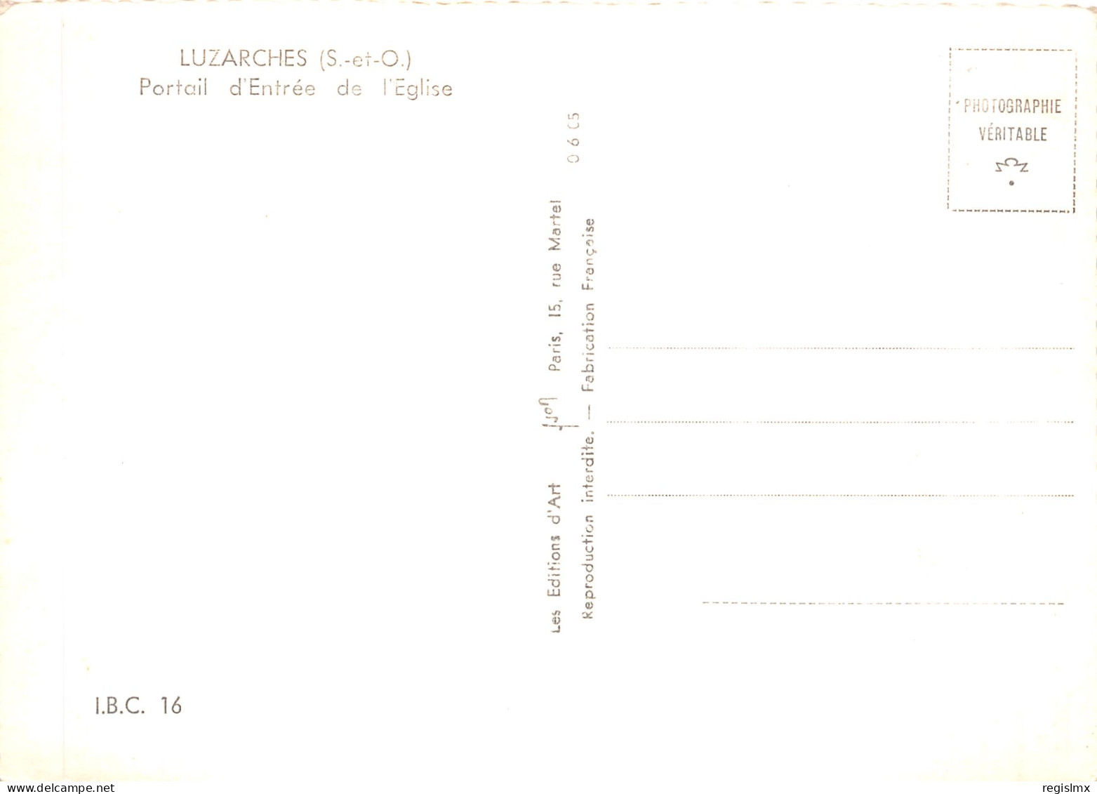 95-LUZARCHES-N°T1113-B/0267 - Luzarches
