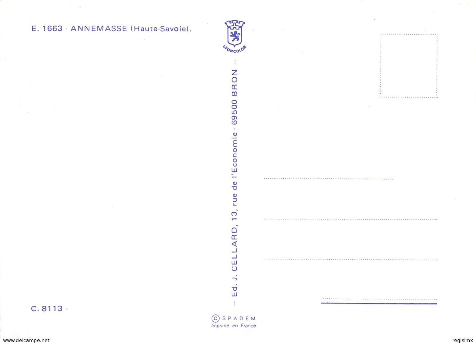 74-ANNEMASSE-N°T1113-B/0109 - Annemasse