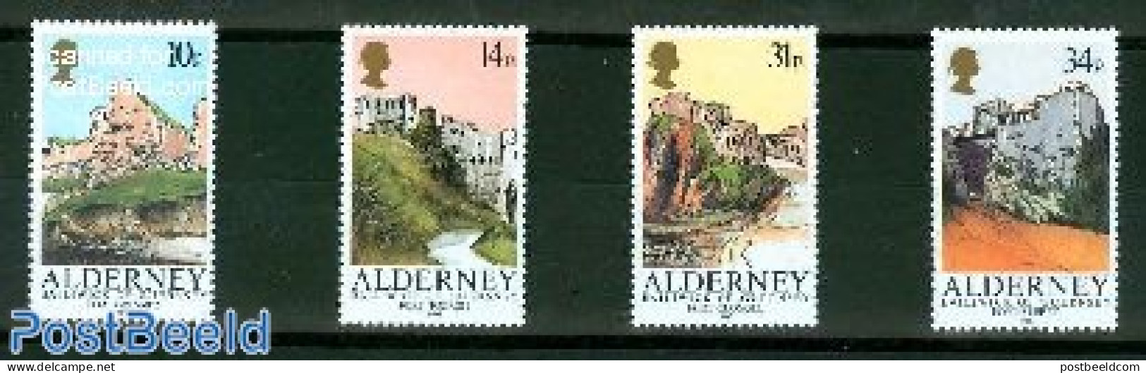 Alderney 1986 Yearset 1986, Complete, 4v, Mint NH, Various - Yearsets (by Country) - Sin Clasificación