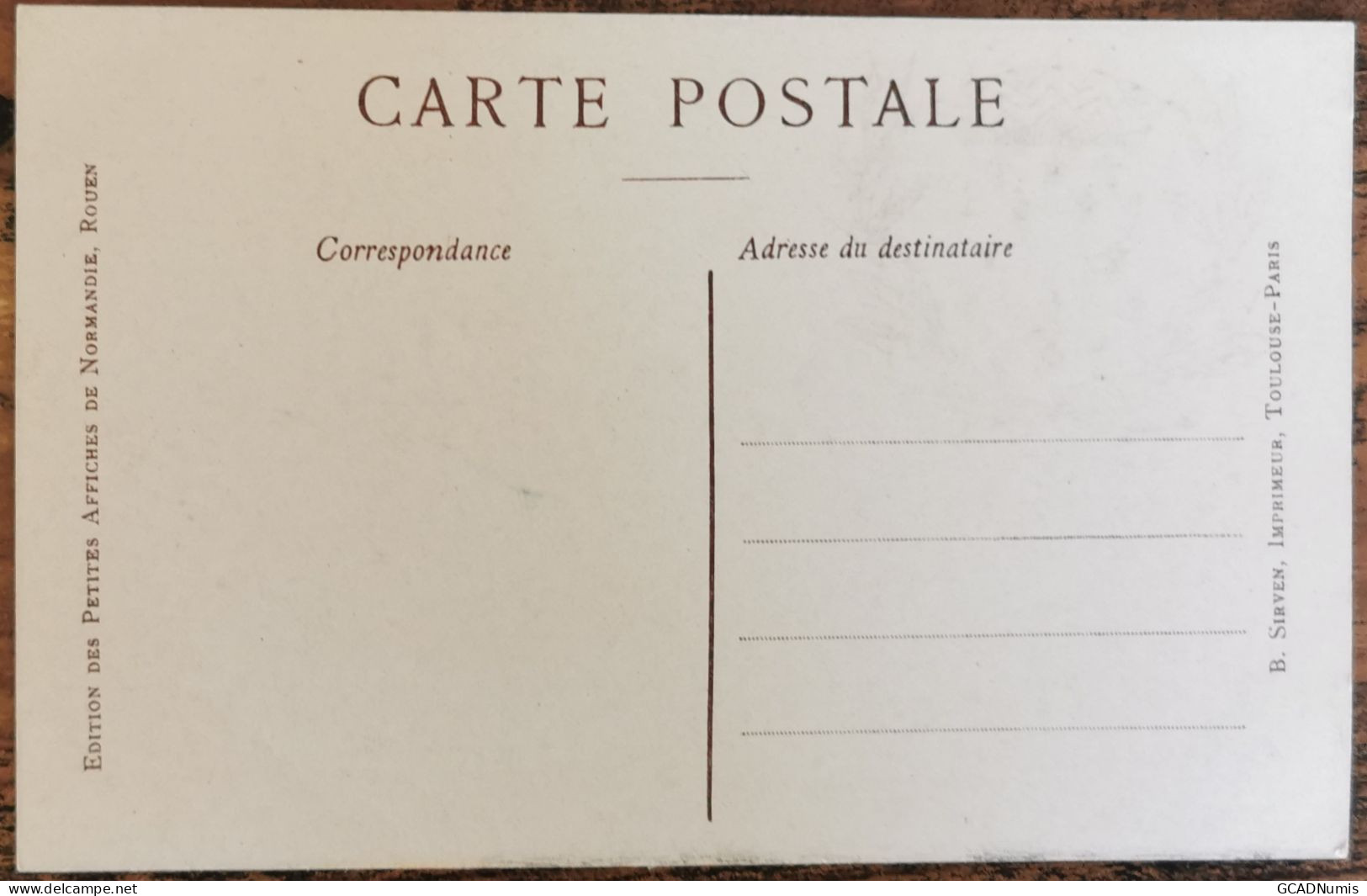 CARTE POSTALE Billet 1 Franc Chambre De Commerce De MELUN - Seine Et Marne - Melun