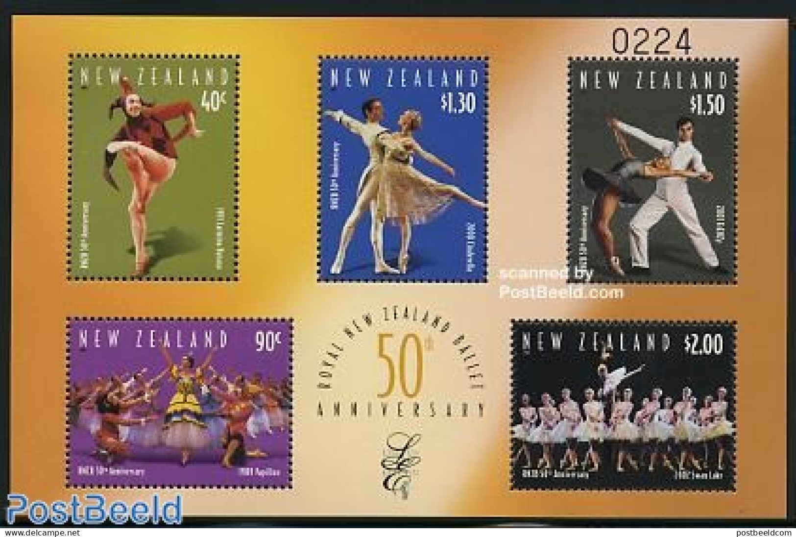 New Zealand 2003 Ballet S/s, Limited Edition, Mint NH, Performance Art - Dance & Ballet - Unused Stamps