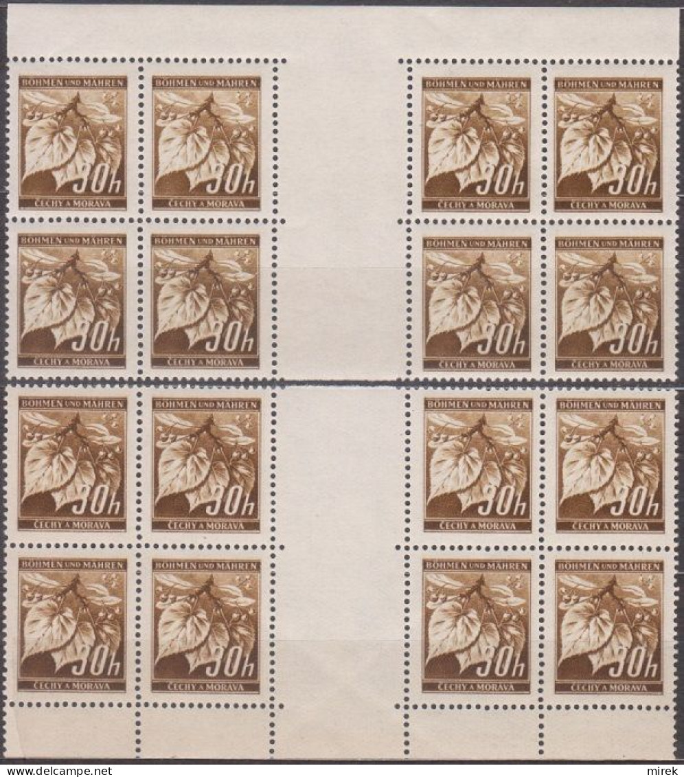 069/ Pof. 25, Both Big Border Interarch, From Print Plate 1+2 - Unused Stamps