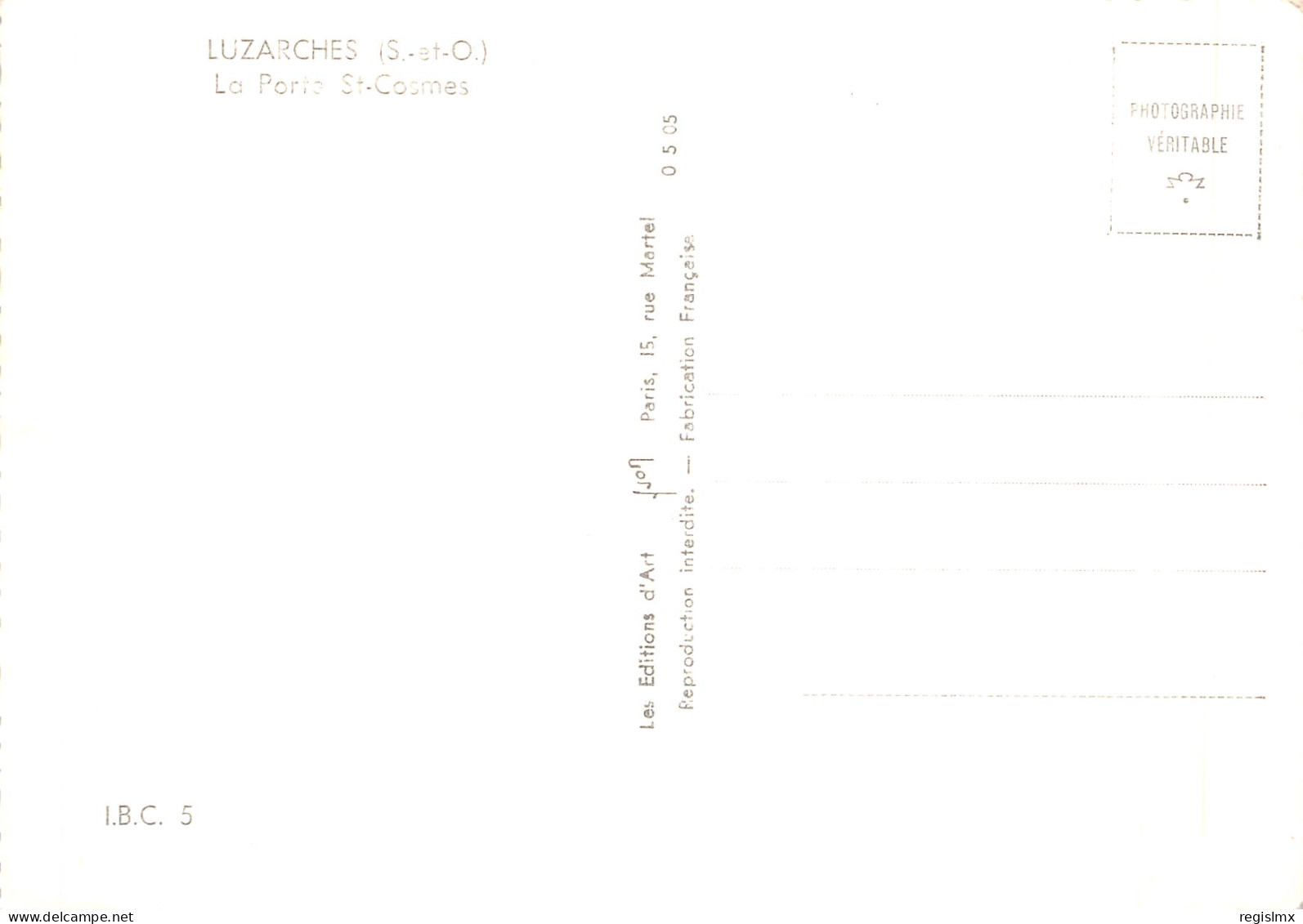 95-LUZARCHES-N°T1113-E/0375 - Luzarches
