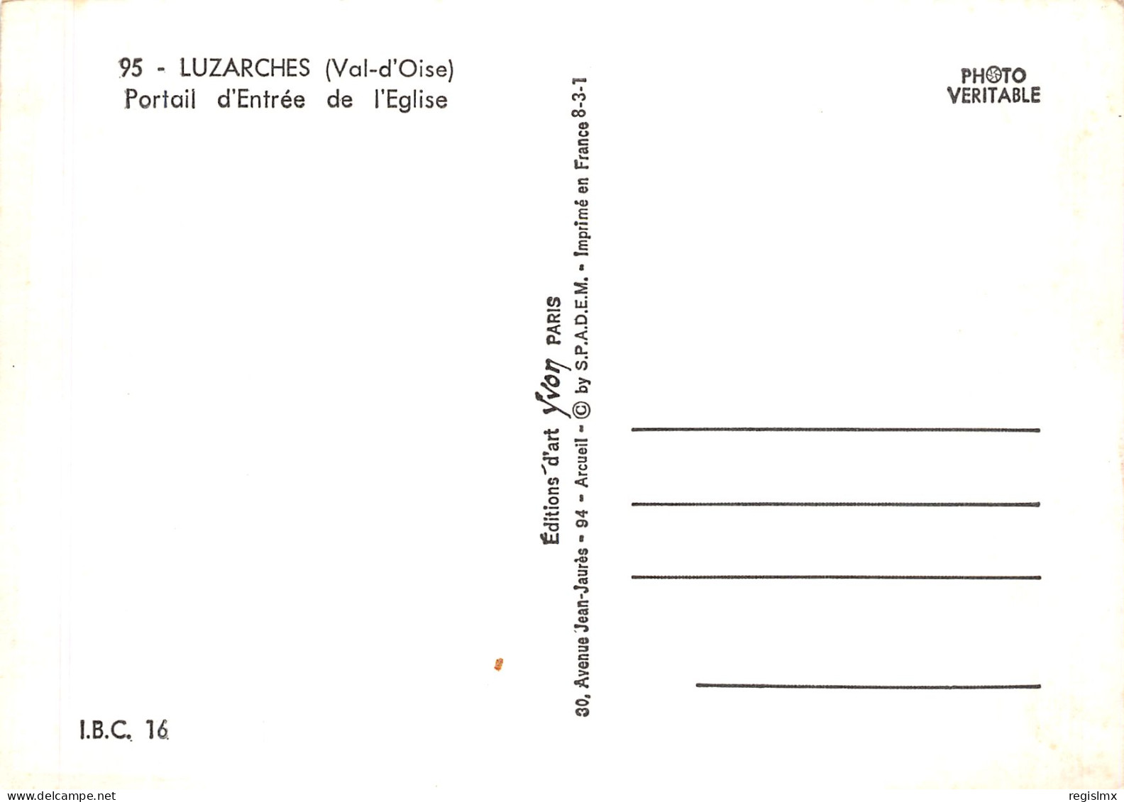 95-LUZARCHES-N°T1113-E/0345 - Luzarches