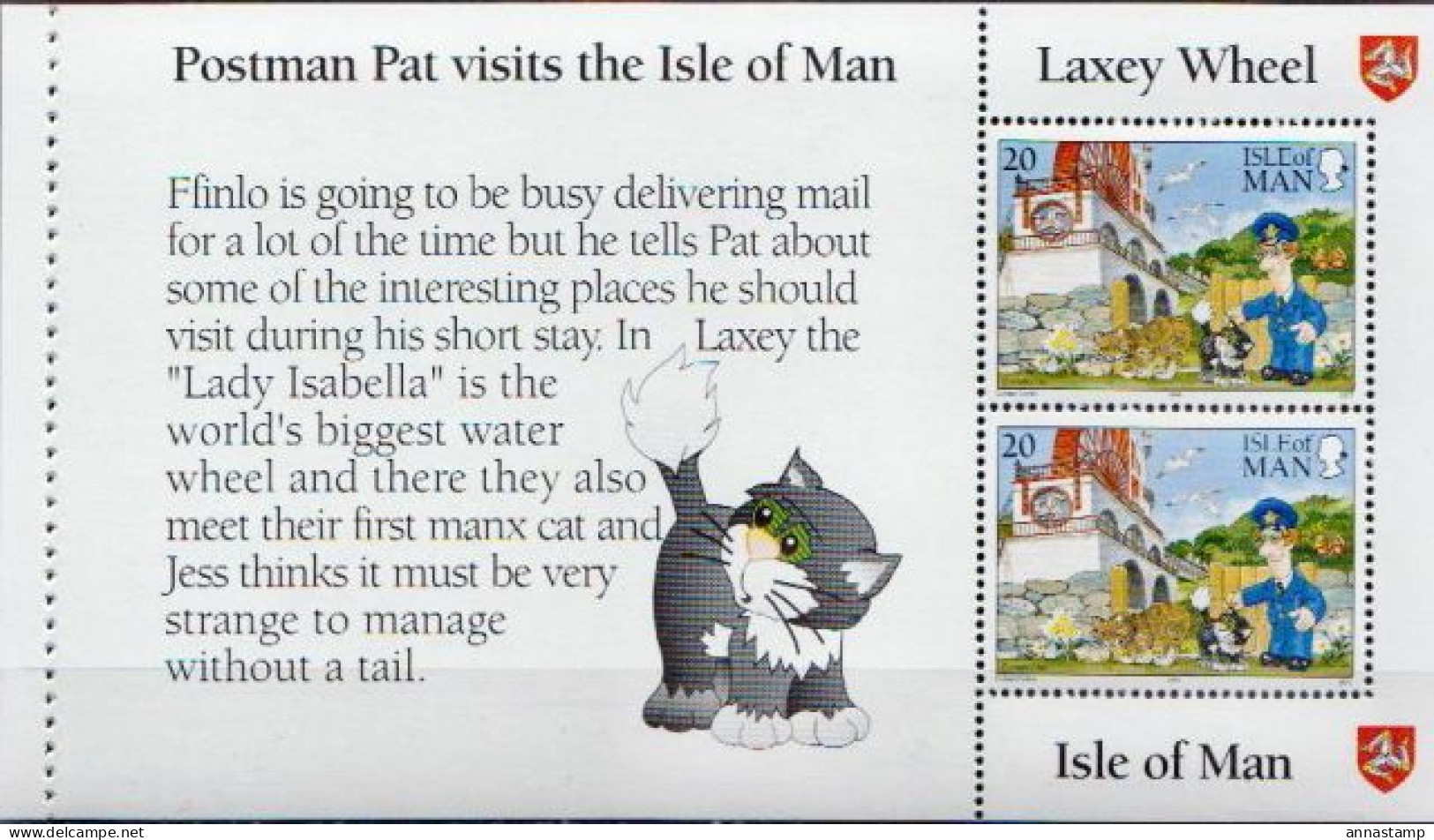 Isle Of Man 8 MNH Booklet Panes - Posta