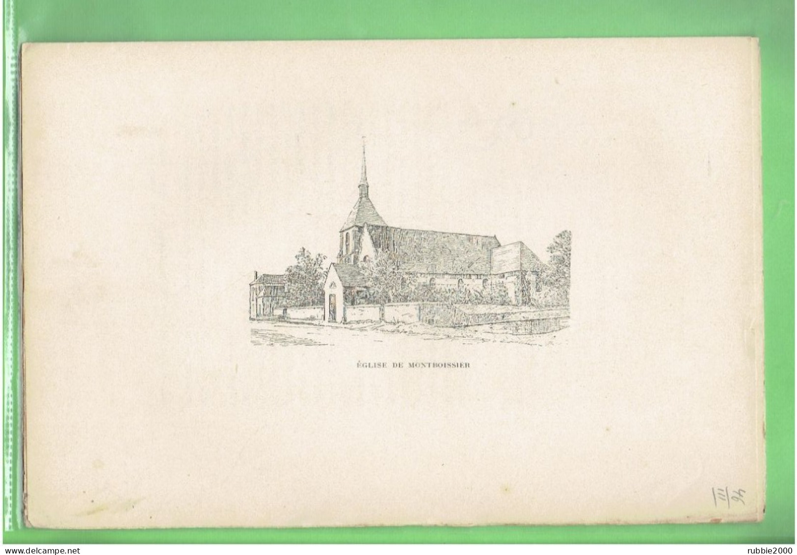 1904 L EGLISE DE MONTBOISSIER EURE ET  LOIR - Centre - Val De Loire