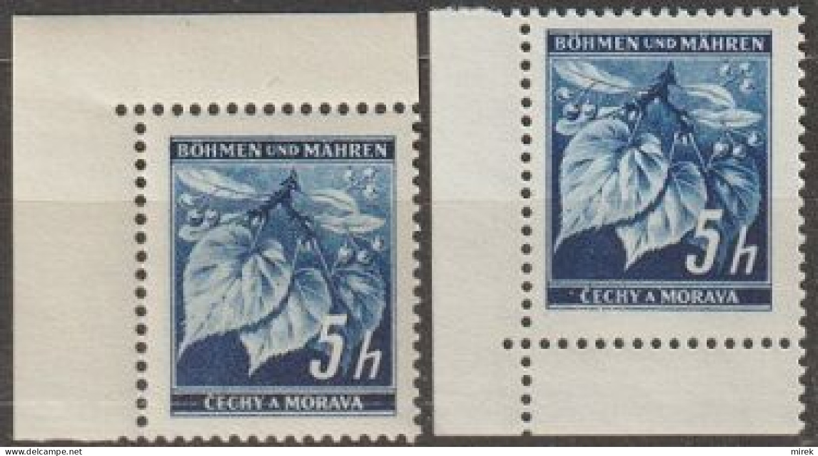 071/ Pof. 20, Corner Stamps - Neufs