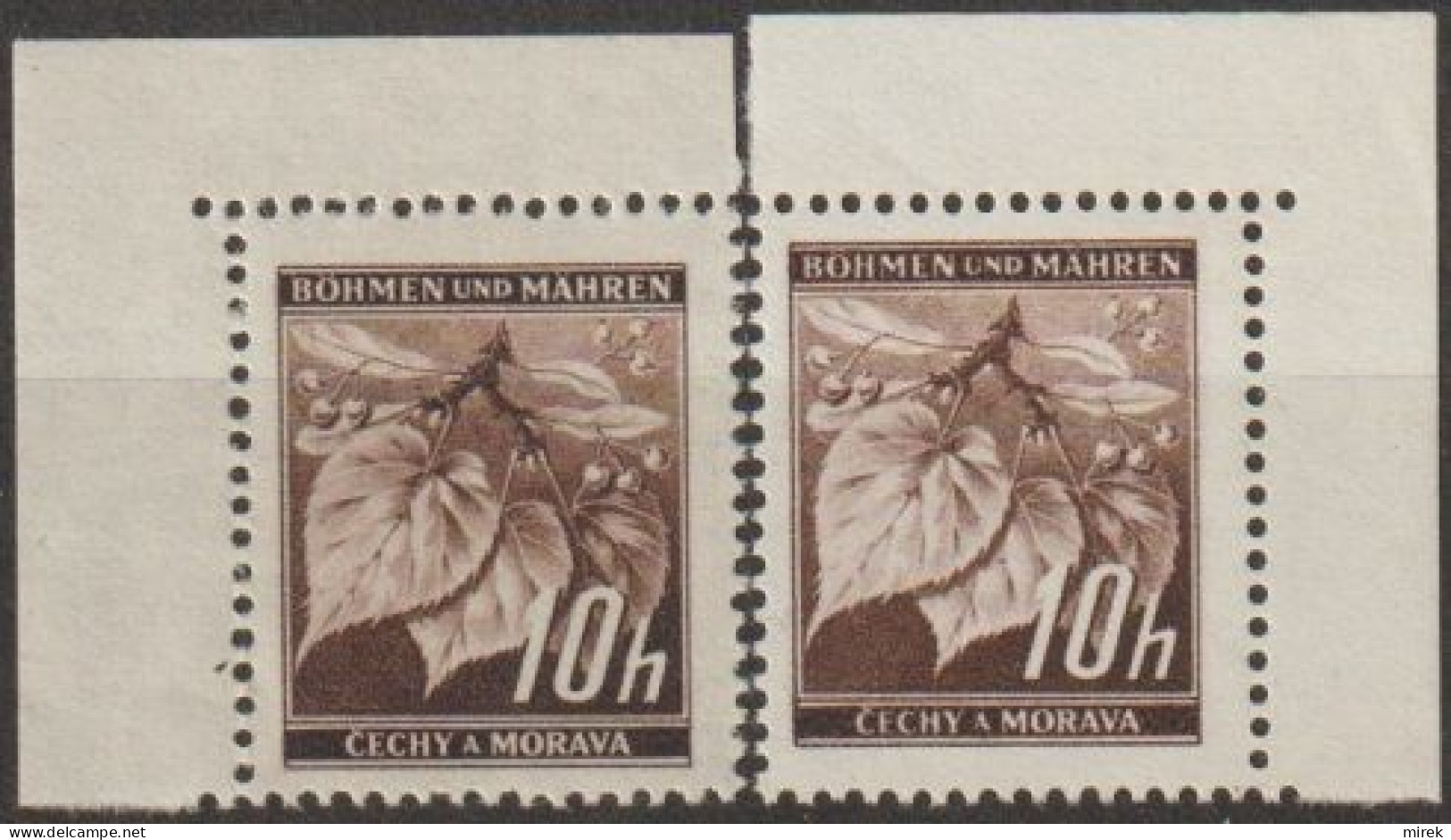 072/ Pof. 21, Corner Stamps - Unused Stamps