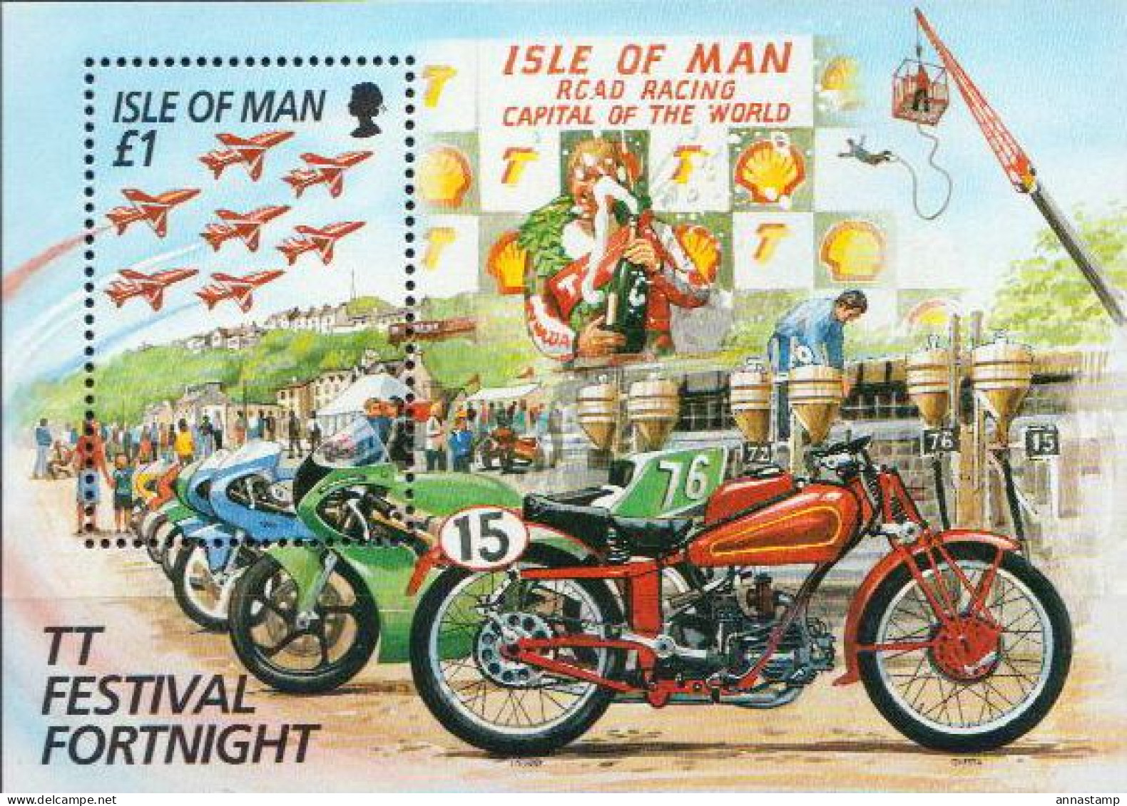 Isle Of Man MNH SS - Motorbikes