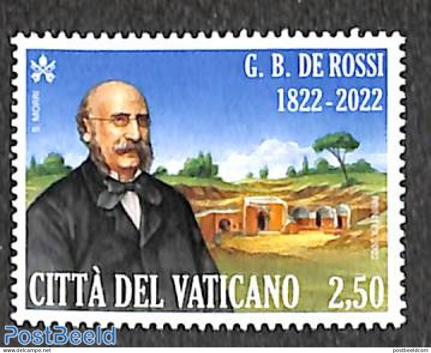 Vatican 2022 G.B. De Rossi 1v, Mint NH, History - Archaeology - Nuevos