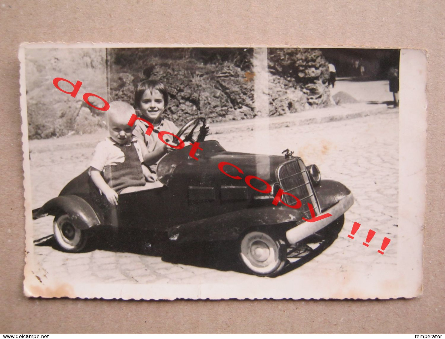 Serbia, Yugoslavia - Children In Old Car Toy - Cars
