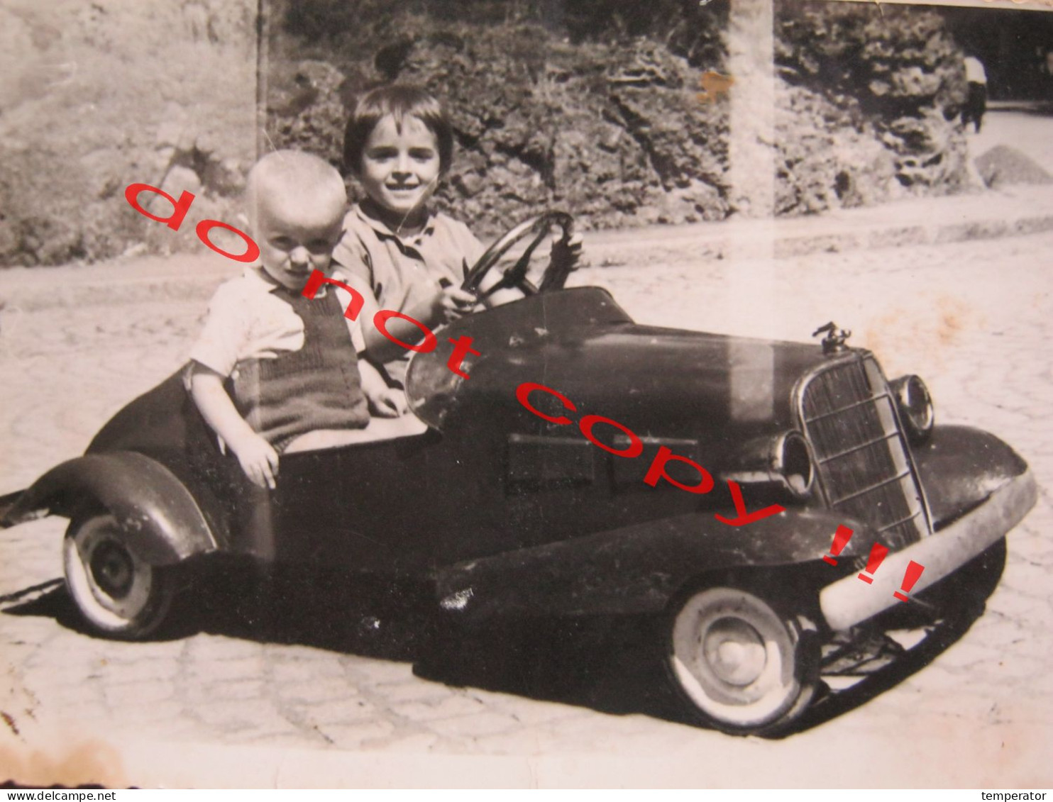 Serbia, Yugoslavia - Children In Old Car Toy - Cars