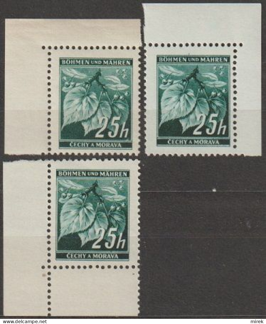 075/ Pof. 23, Corner Stamps - Unused Stamps