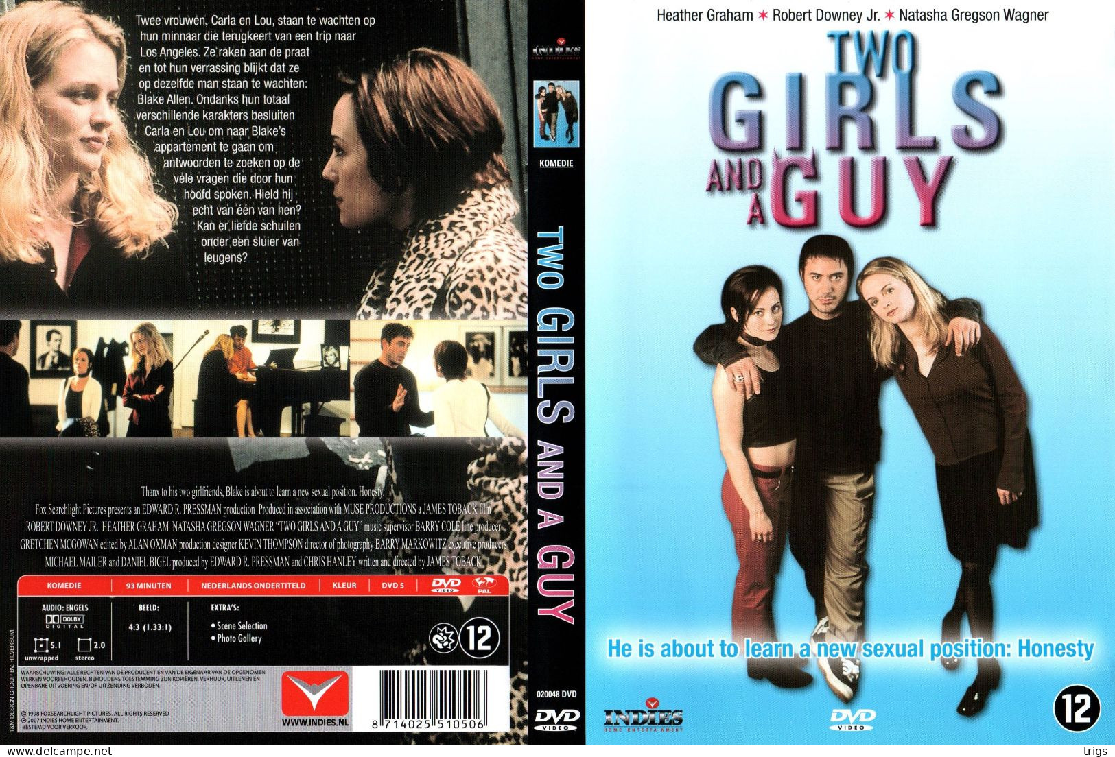 DVD - Two Girls And A Guy - Drame