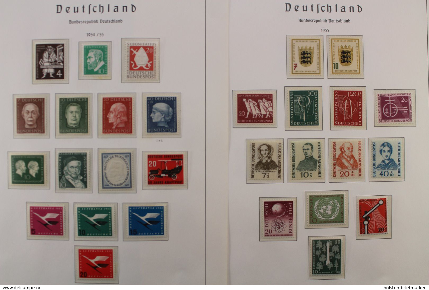 Deutschland 1955-1959, Postfrische Komplette Sammlung - Collezioni