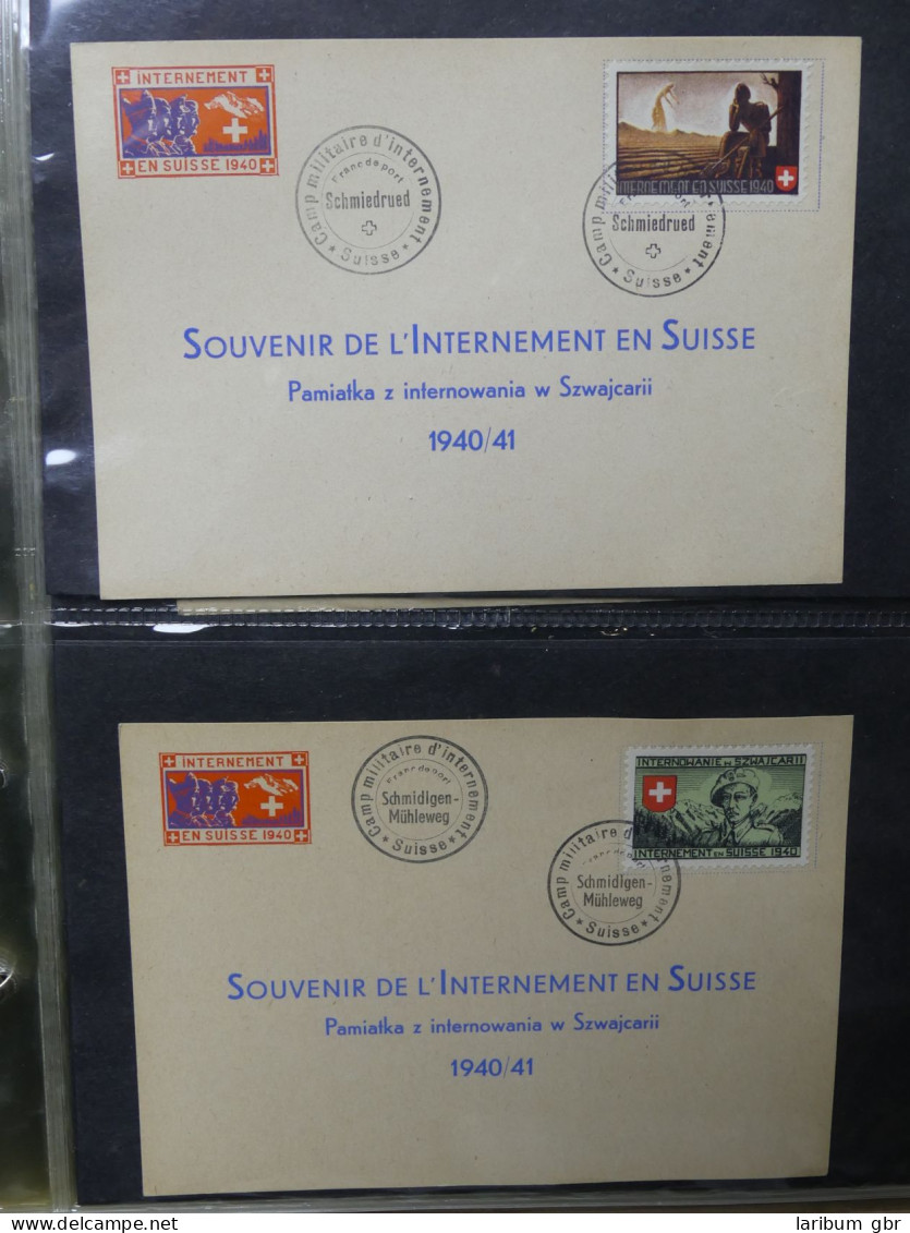 Schweiz Sammlung Militärpost Souvenierkarten Soldaten Militär #LX322 - Sammlungen