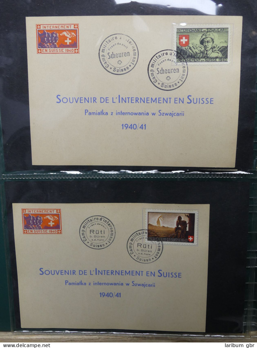 Schweiz Sammlung Militärpost Souvenierkarten Soldaten Militär #LX322 - Lotti/Collezioni