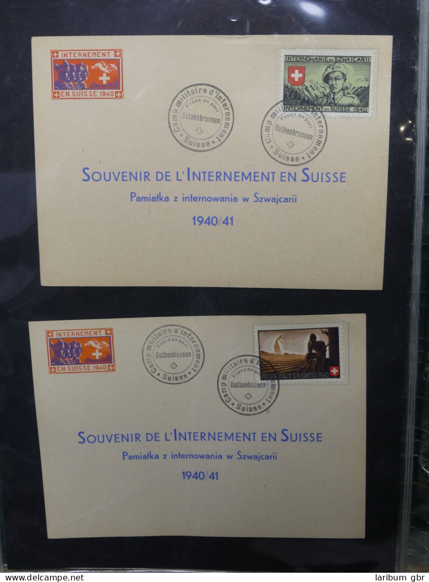 Schweiz Sammlung Militärpost Souvenierkarten Soldaten Militär #LX322 - Sammlungen